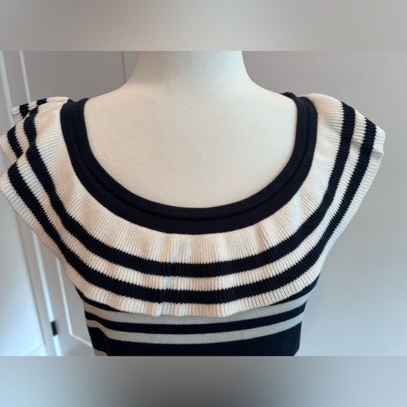 LOFT Ruffled Neck Sweater Tank - Picture 2 of 5